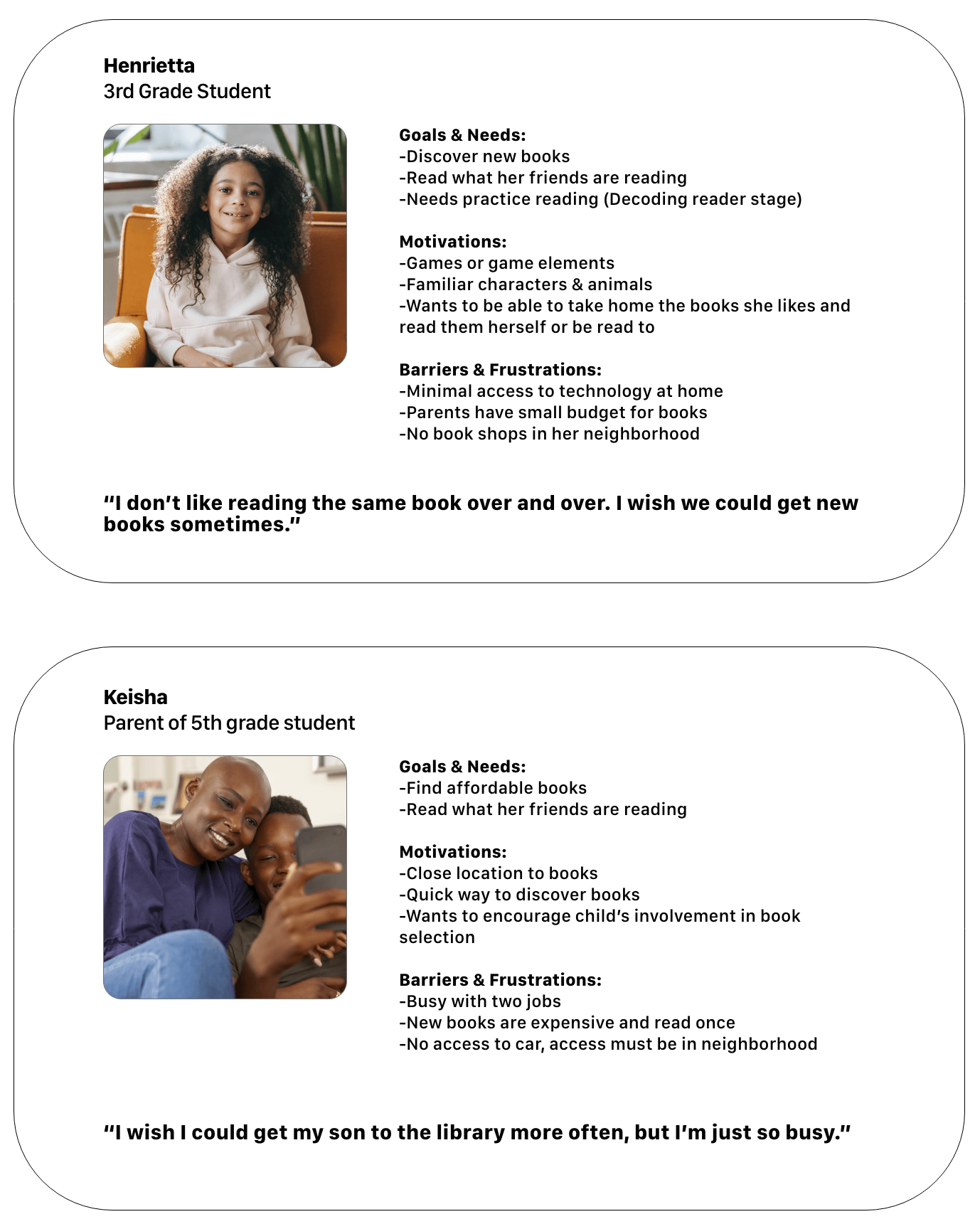 persona of a child and a parent