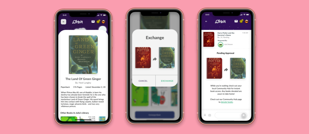 final screens mockup